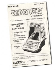 coleco-tabletop-donkey-kong-manual